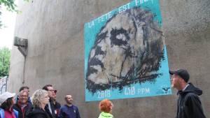 St Brieuc paste-up, France