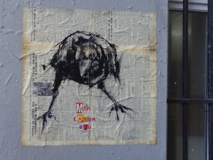 paste-up drawing, Paris