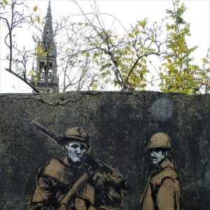 La Feuillee armistice centenaire paste-up