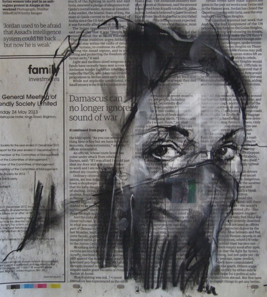 'where it started and ended', 25 x 25 cm